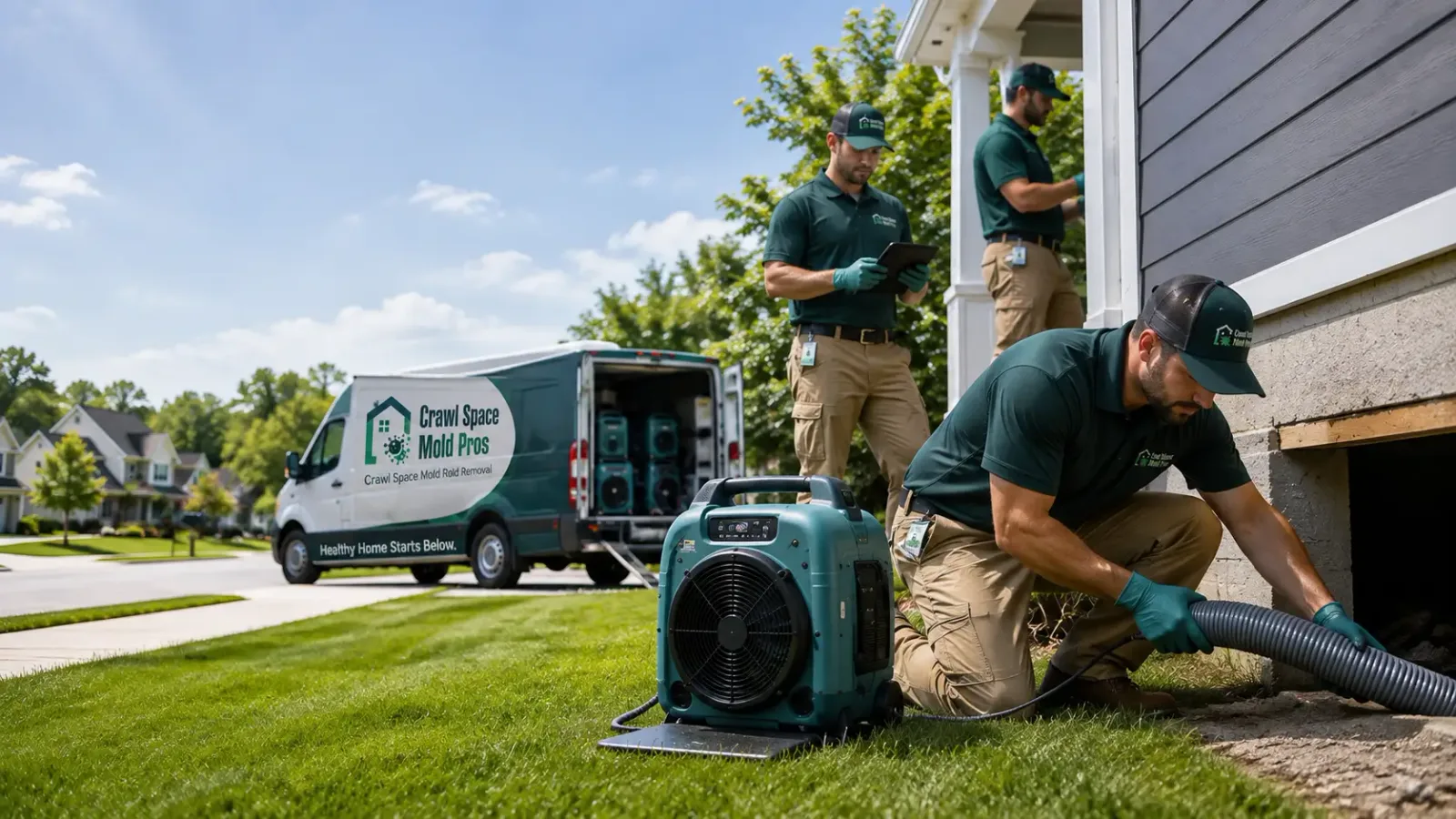 Crawl Space Mold Removal in Copeland, FL